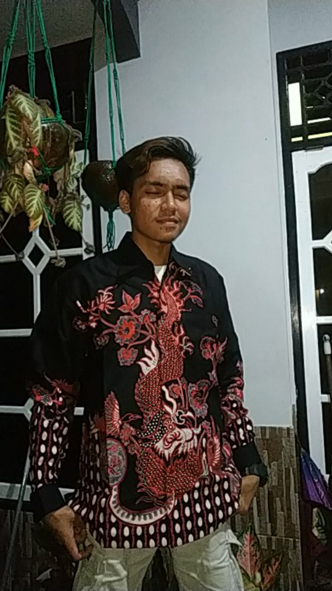 Batik Solo Kemeja Batik Panjang Warmadewa Red Rajasakti Batiksoloamanah 140.000