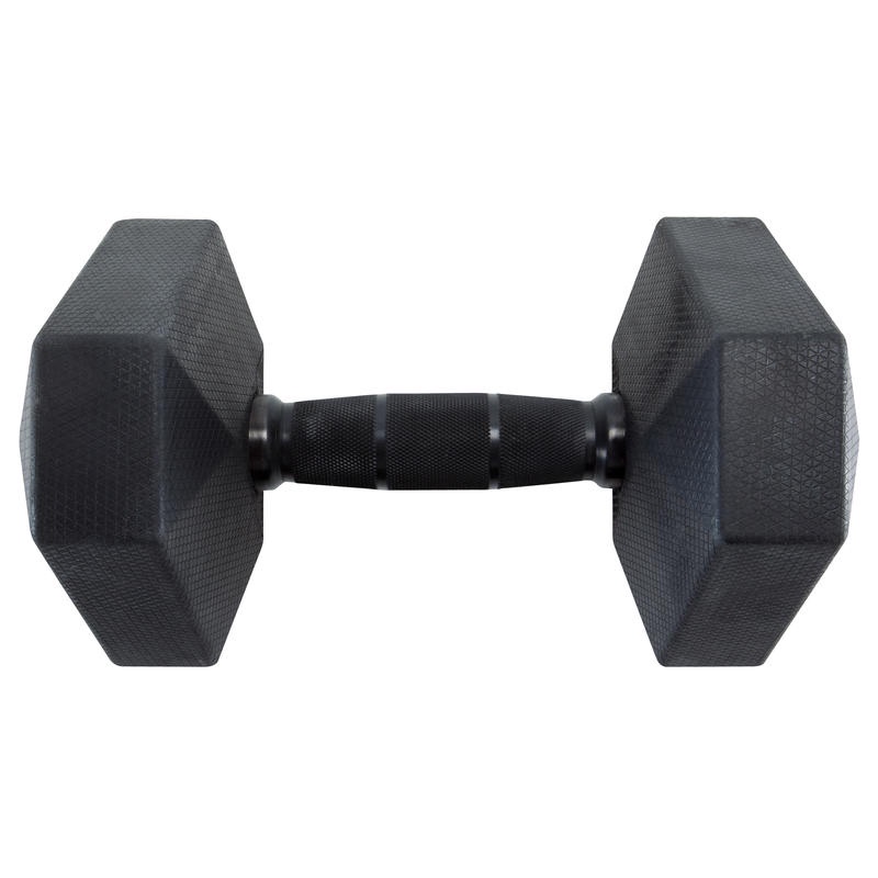 DOMYOS - HEXAGONAL 10 KG DUMBELL / DUMBELL / BARBELL