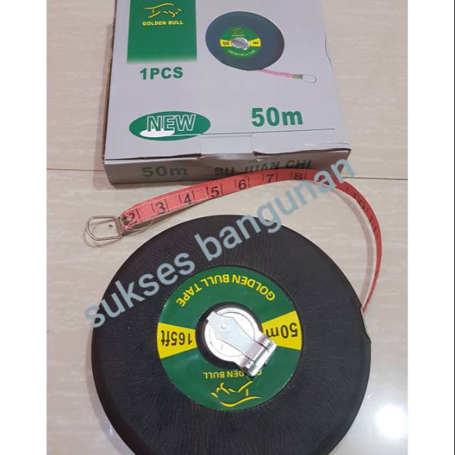 (Golden bull) meteran roll kain 50meter