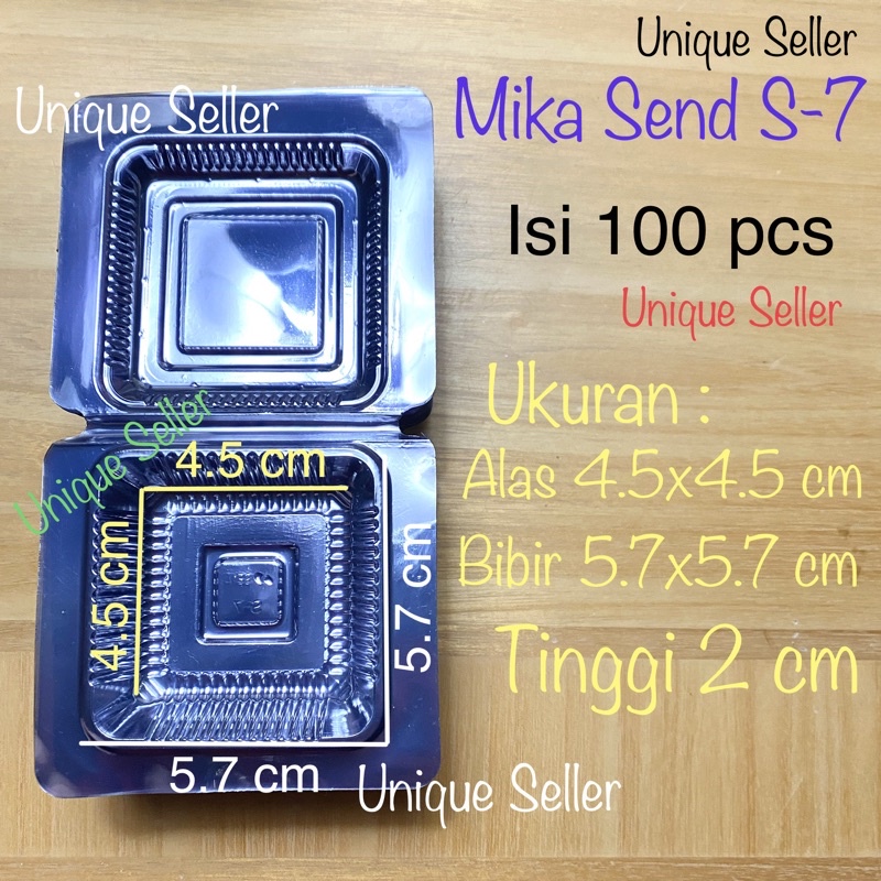 Mika 7A 7C 7M 7L isi 100 pcs / Tray Mika 6 cm / Mika AG B-7A / Mika Sukai 7A / Mika Send 7 / Mika MKP 7L / Mika MKP 7M / Mika AG B 7A isi 100 / Mika Sukai 7 A isi 100 / Tray Mika Kue Roti 7cm 8cm / Tray Mika 8 cm 7 cm / Mika AG B 7A / Mika VIP 7AL