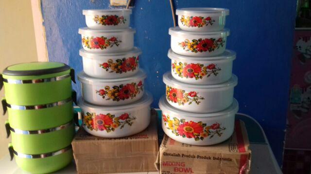 Mixing Bowl 5 Susun (enamel)