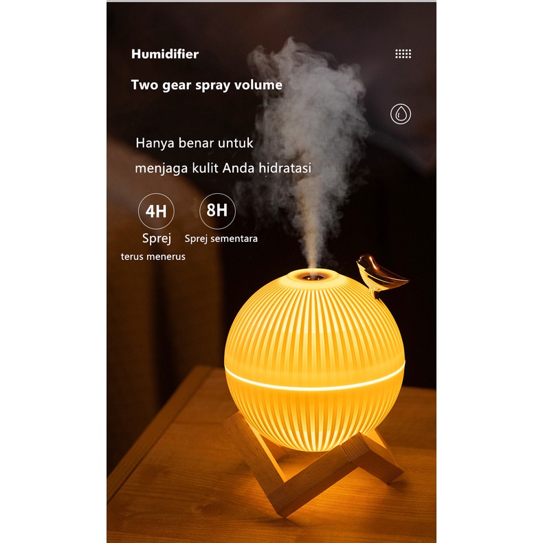 Portable Mute Humidifier Aroma Diffuser 200ml 250ml 330ml Purifier Pengharum Pelembab udara Spray Air Humidifier Night Light