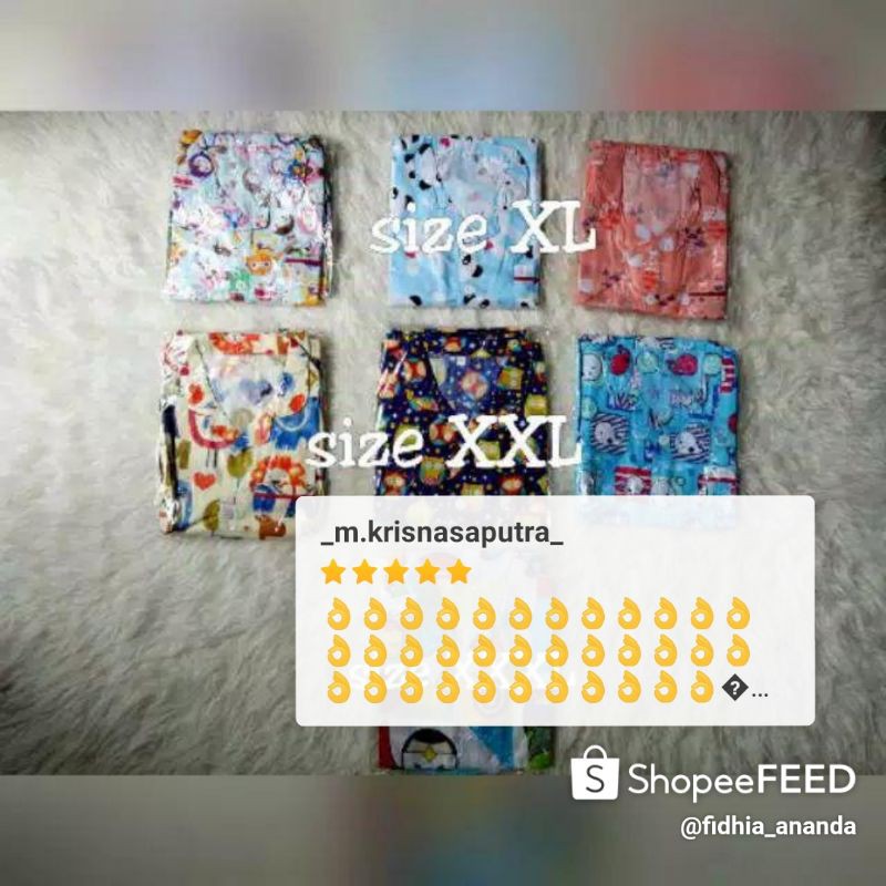 BAJU PIYAMA ANAK / PIYAMA ANAK MOTIF CATUN CATRA / BAJU TIDUR ANAK / PIYAMA ANAK ANAK