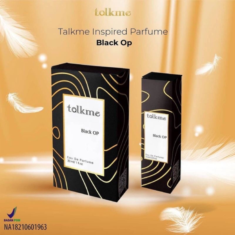 Talkme Parfume BPOM Black OP