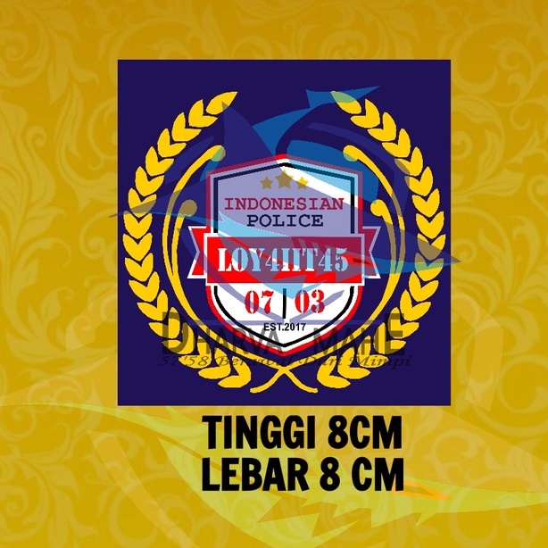 

loyalitas, stiker LOY4I145, ANGKATAN 41 LOY41LT45 LOYALITAS, stiker polisi, stiker polsek, stiker polres, stiker polda, stiker bintara polri angkatan 41, stiker polisi angkatan 2017, Stiker BSM Brigade Seven March, Brimob