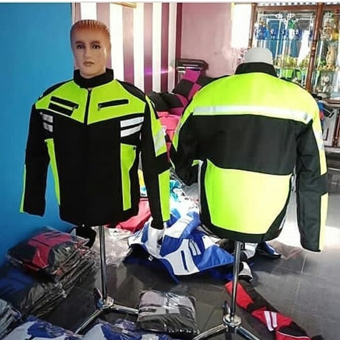 Jaket Security Polisi Touring Hijau -