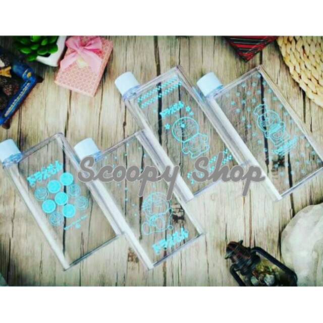 Botol minum memo A6 karakter