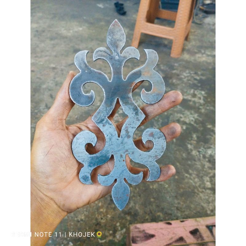 Jual Ornamen Variasi Plat Besi Pagar Rumah/Aksesoris Ornamen Kanopi