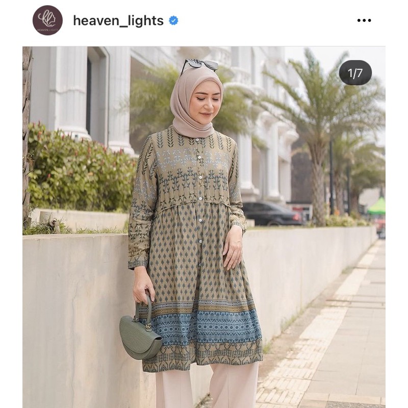 Hafsa Tunik Heaven Lights Pesanan