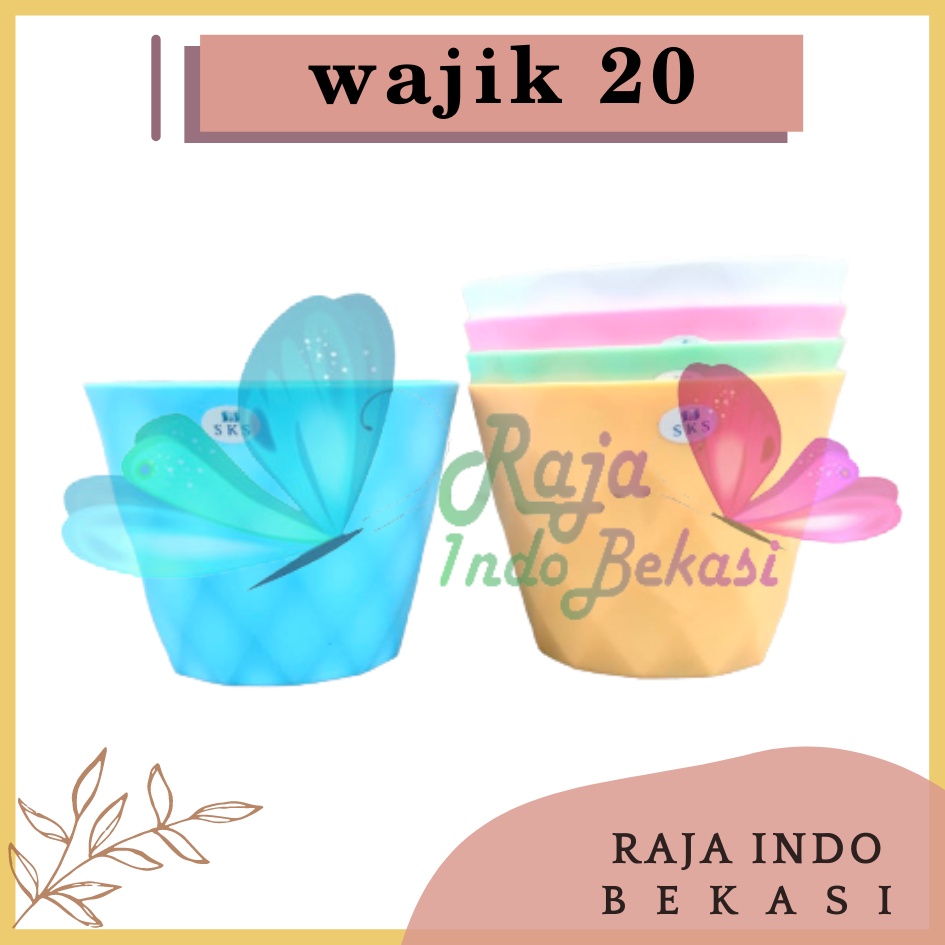 POT WAJIK 20 MADU DIAMOND 20 PUTIH HIJAU PINK ORANGE BIRU POT TAWON DIAMOND 17,5 CM POT DIAMOND 20