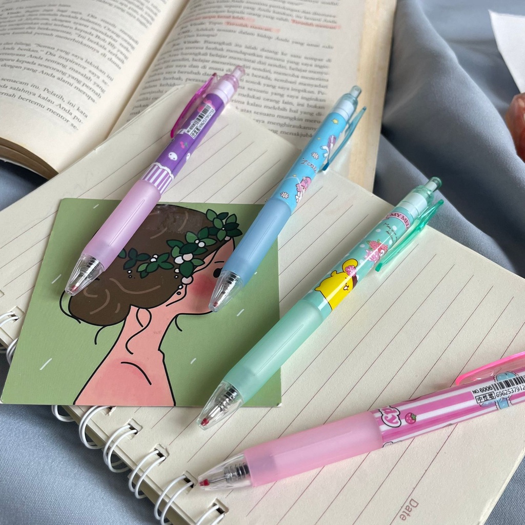 

PULPEN CETEK SANRIO PEN MEKANIK PENA LUCU UNIK READY TERJANGKAU BERKUALITAS