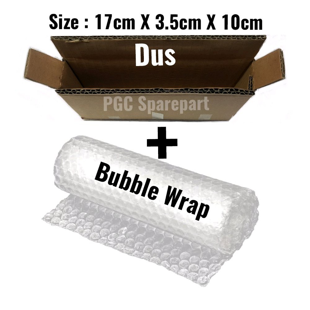 

TERLARIS! Dus Packingan & Bubble Wrap Size Sedang P 17cm X L 3.5cm X T 10cm untuk LCD Touchscreen C