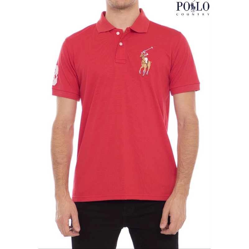 polo country /polo shirt cowok
