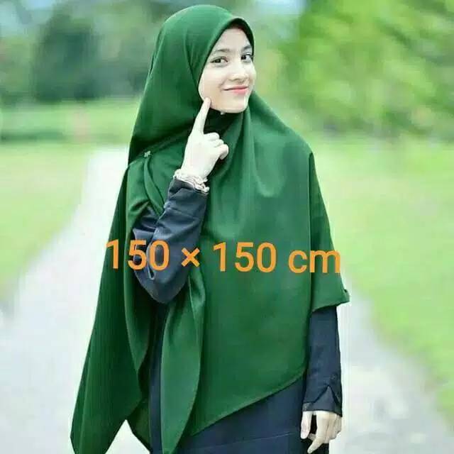 Hijab segi empat 150X150 wolfis