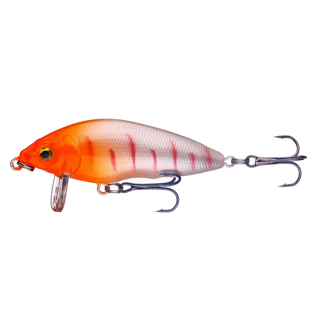 Hengjia 1pc Umpan Pancing Minnow Plastic Fish Lure Fishing Bait Hard Bait Bentuk Ikan Kecil Imitasi Ukuran 7cm / 8.4g