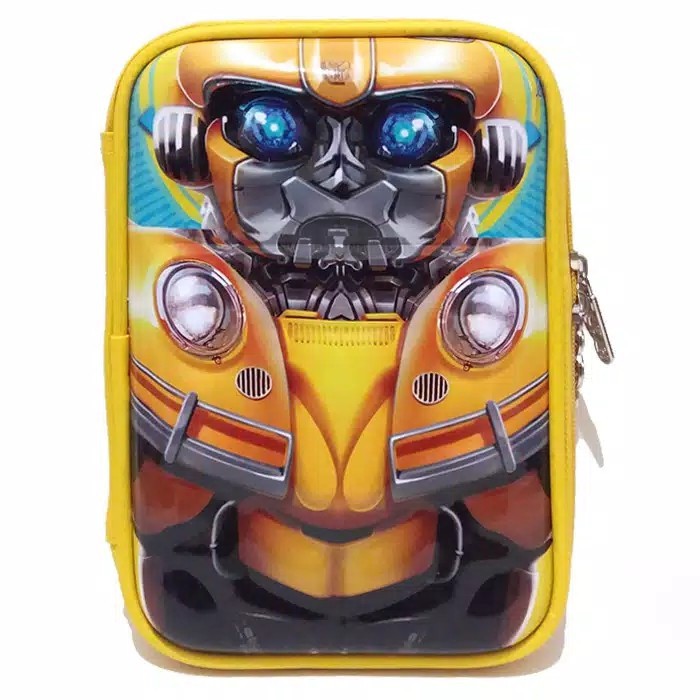 Kotak Tempat Pensil S1 Hardcase Smiggle Superhero Jagoan Anak Timbul 1 Sisi