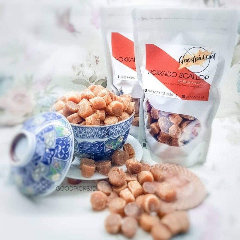 

HOKKAIDO SCALLOP/JAPAN SCALLOP/DRIED SCALLOP-PREMIUM SCALLOP 600gr