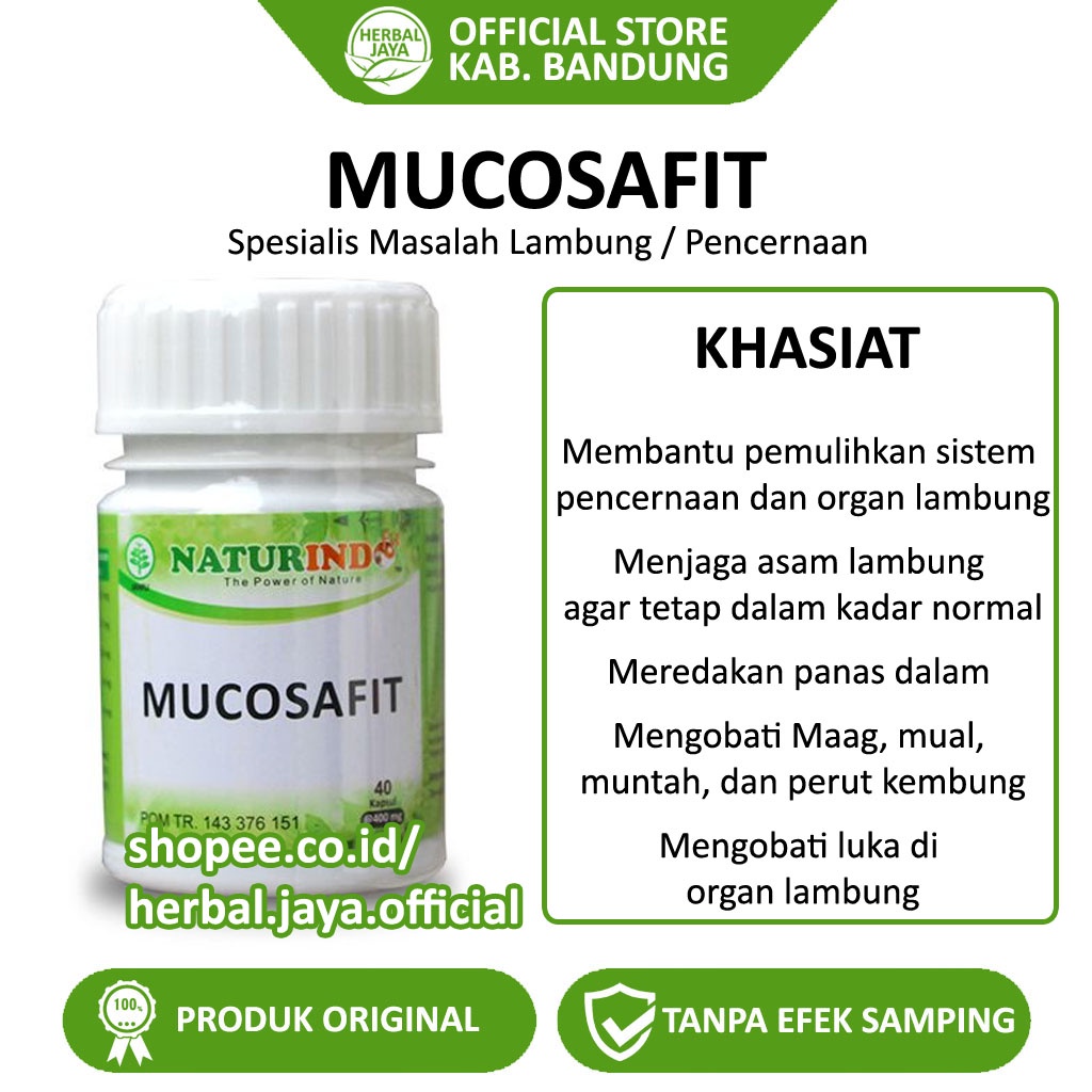 Obat Asam Lambung Maag Obat Herbal Asam Lambung Maag Mucosafit Ampuh Asli-2
