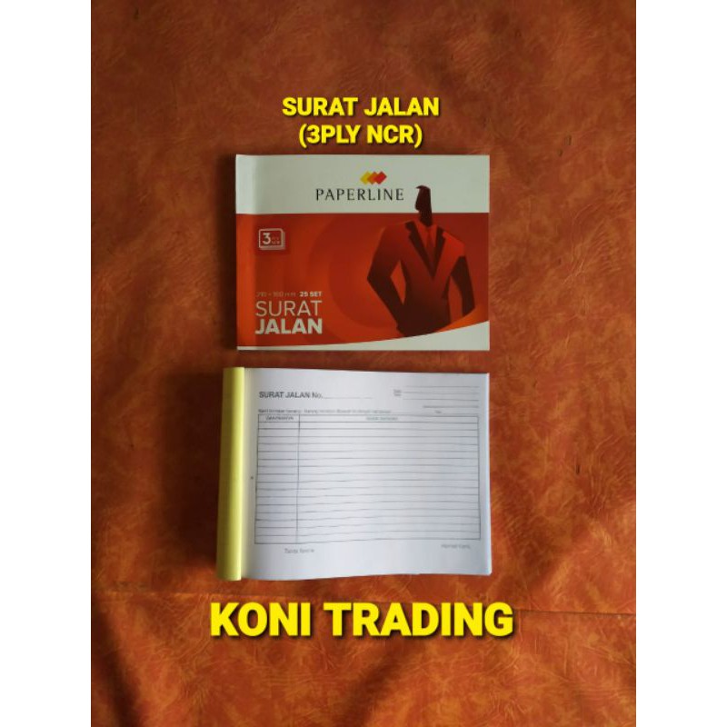 

BUKU SURAT JALAN 3PLY NCR (PAPERLINE)