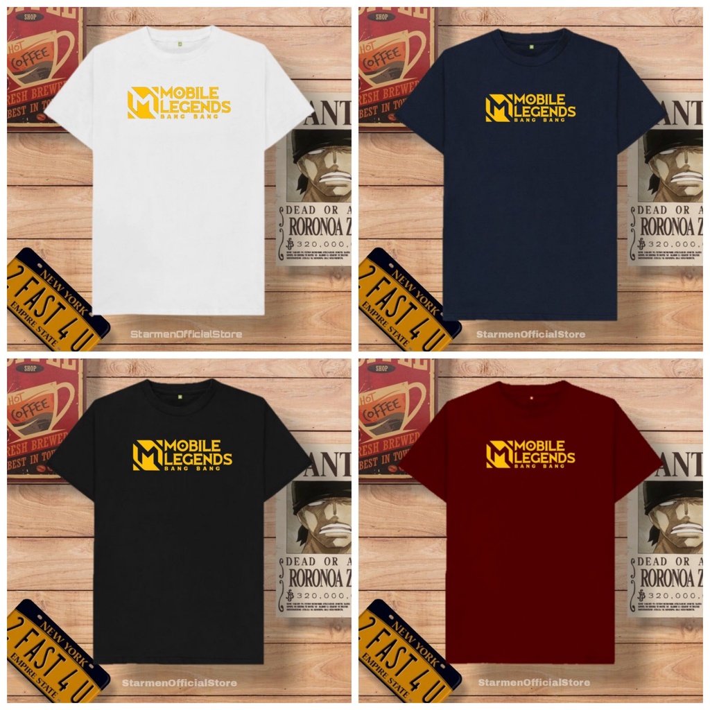 Kaos Distro Unisex MOBILE LEGEND Katun Combed 30s / sablon polyflex /polyflex premium / Pakaian Pria Wanita Atasan Cowok Cewek /kaos kekinian / kaos viral / tshirt tumbrl tee basic /SIZE M , L , XL , XXL / kaus oblong oversize kaos murah best seller ready