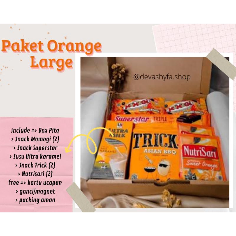 

Snack Box/Gift Box/Hampers Snack/Kado Ulang Tahun Wisuda