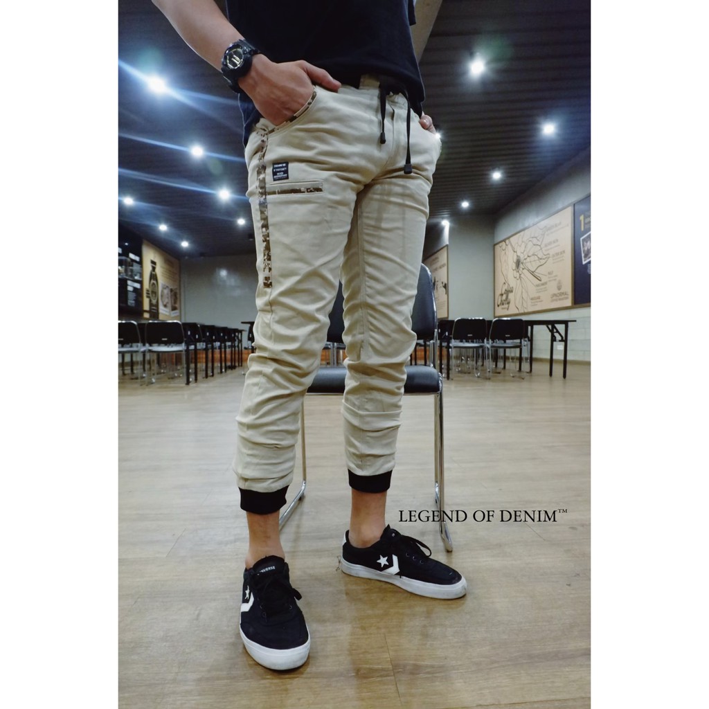 CELANA JOGER JOGGER DISTRO POCKET CASUAL CAMOUFLAGE PRIA WANITA TRENING TRAINING LEGEND OF DENIM ORI