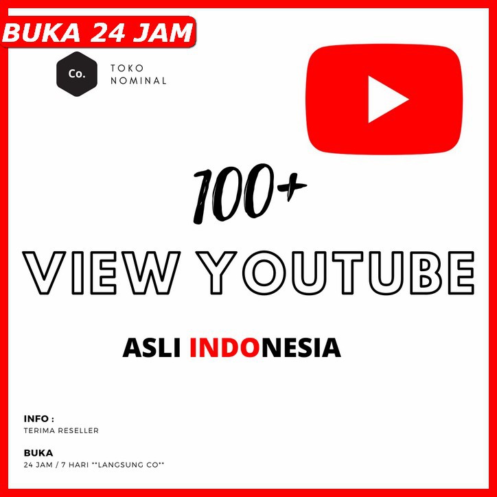 VIEWS YOUTUBE INDO - JUAL JASA VIEWERS YOUTUBE INDONESIA ASLI MURAH