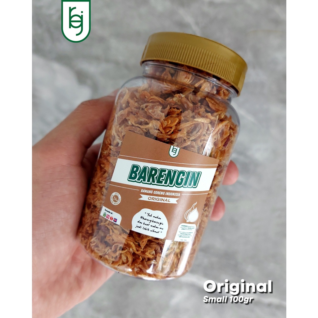 

Size Small - BARENGIN Bawang Goreng Premium 100% Bawang Merah ASLI