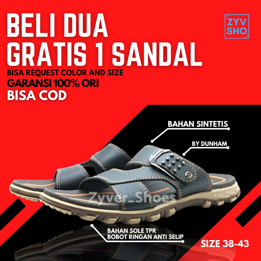 (FSD-DH-HR GP 05) Sendal Bapak Bapak Kondangan Orang Tua Kulit Pria Dewasa Selop Asli Laki Laki Keki