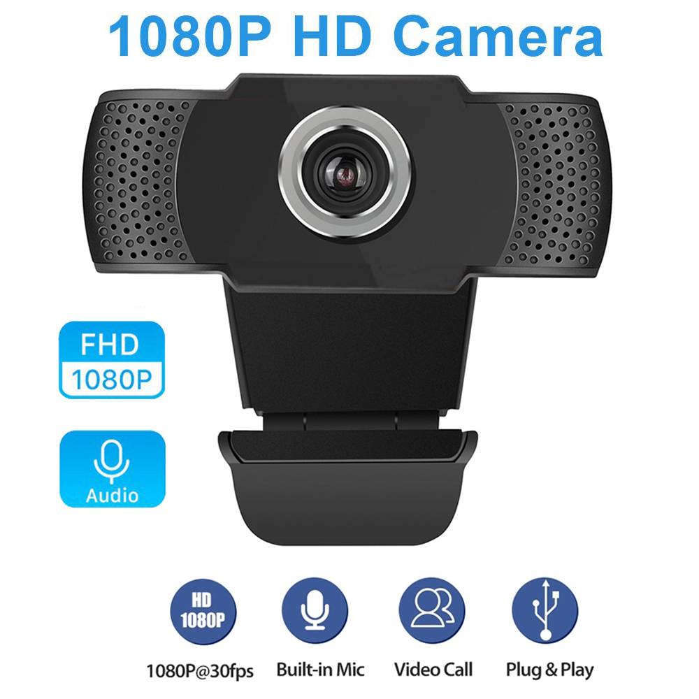 1080P Kamera  web cam PC  Webcam komputer facecam Usb Dengan 