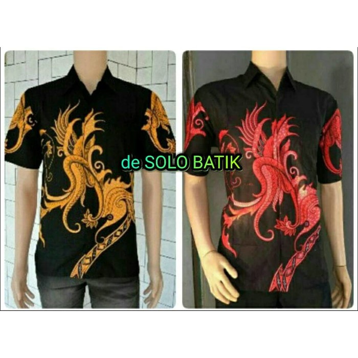 BARU  KEMEJA BATIK SOLO   BAJU BATIK PRIA   de SOLO BATIK