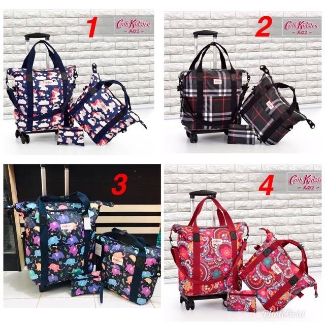 Trolly CK 3in1 / Tas travel wanita / Trolly travel wanita / Tas trolly