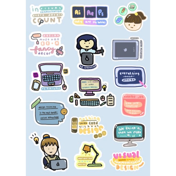 

[15-20 pcs] STIKER MOTIVASI DKV LUCU MURAH GLOSSY UNTUK HP, LAPTOP, JURNAL, DLL