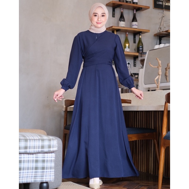 Restock  !! Hanifah Dress / Busui Friendly