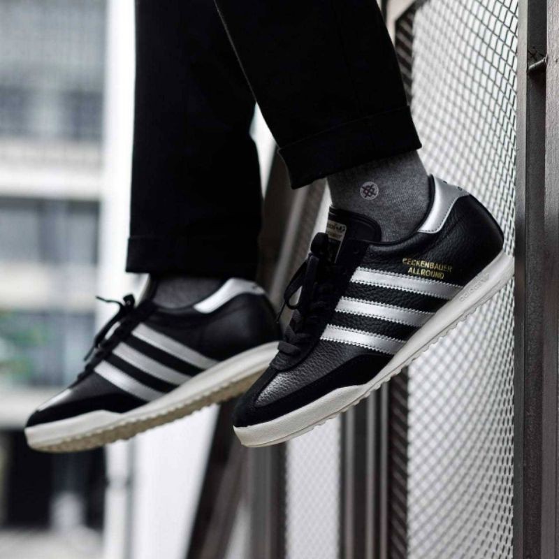 ADIDAS BECKENBAUER BLACK SILVER  ORIGINAL BNIB