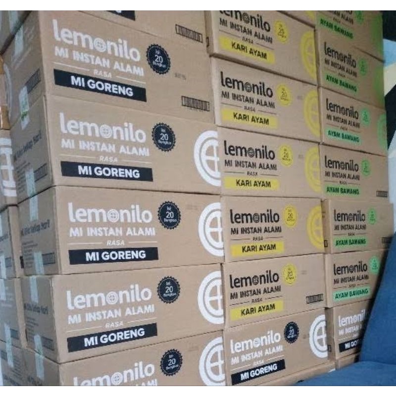 

Lemonilo Mie Instan Sehat Alami 1 dus isi 20 bungkus