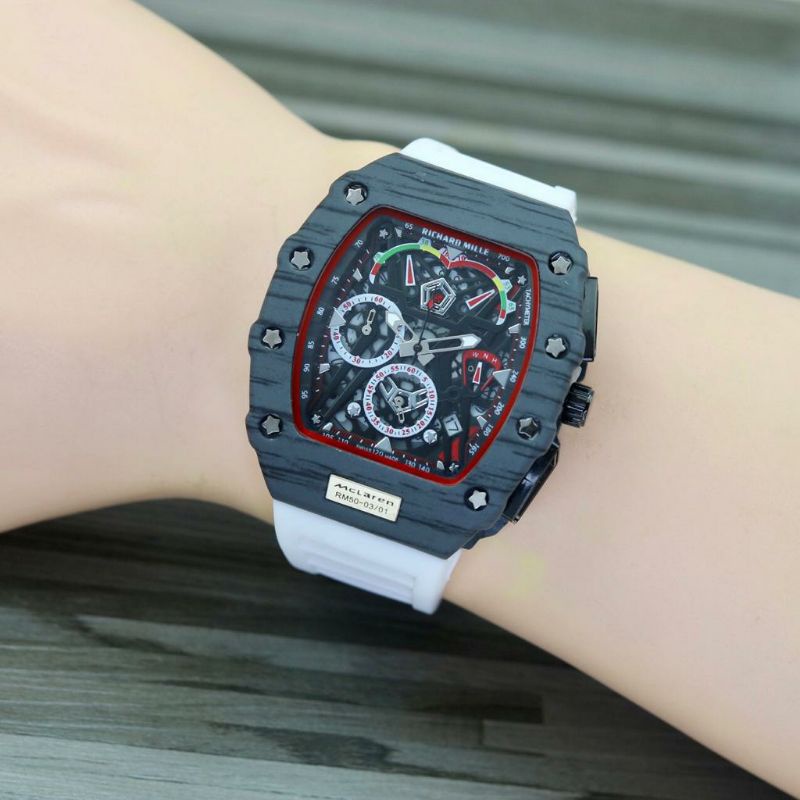 Jam Tangan Pria RM Richard Mile Crono Aktif Super Mewah - Jam Tangan Pria RM Richard Mile Super