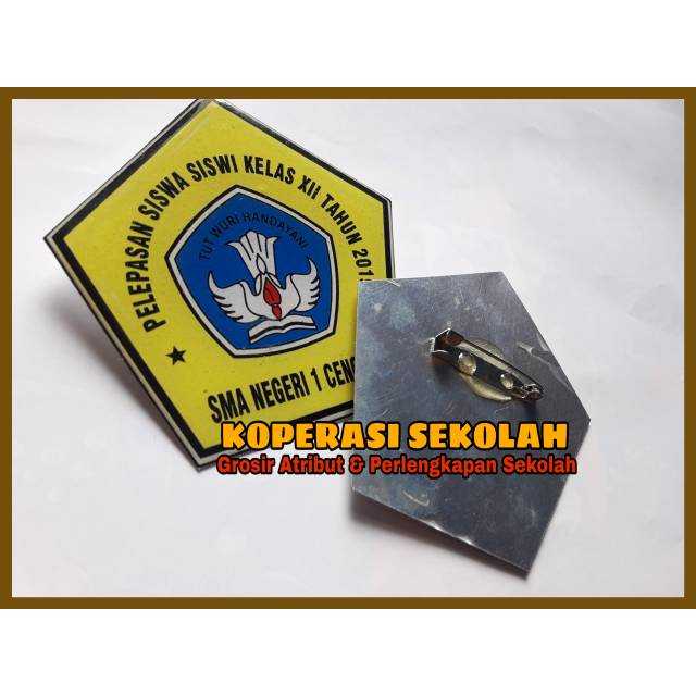 Pin Gordon Stainless Model Peniti / Medali Wisuda Grosir Murah - Atribut Sekolah