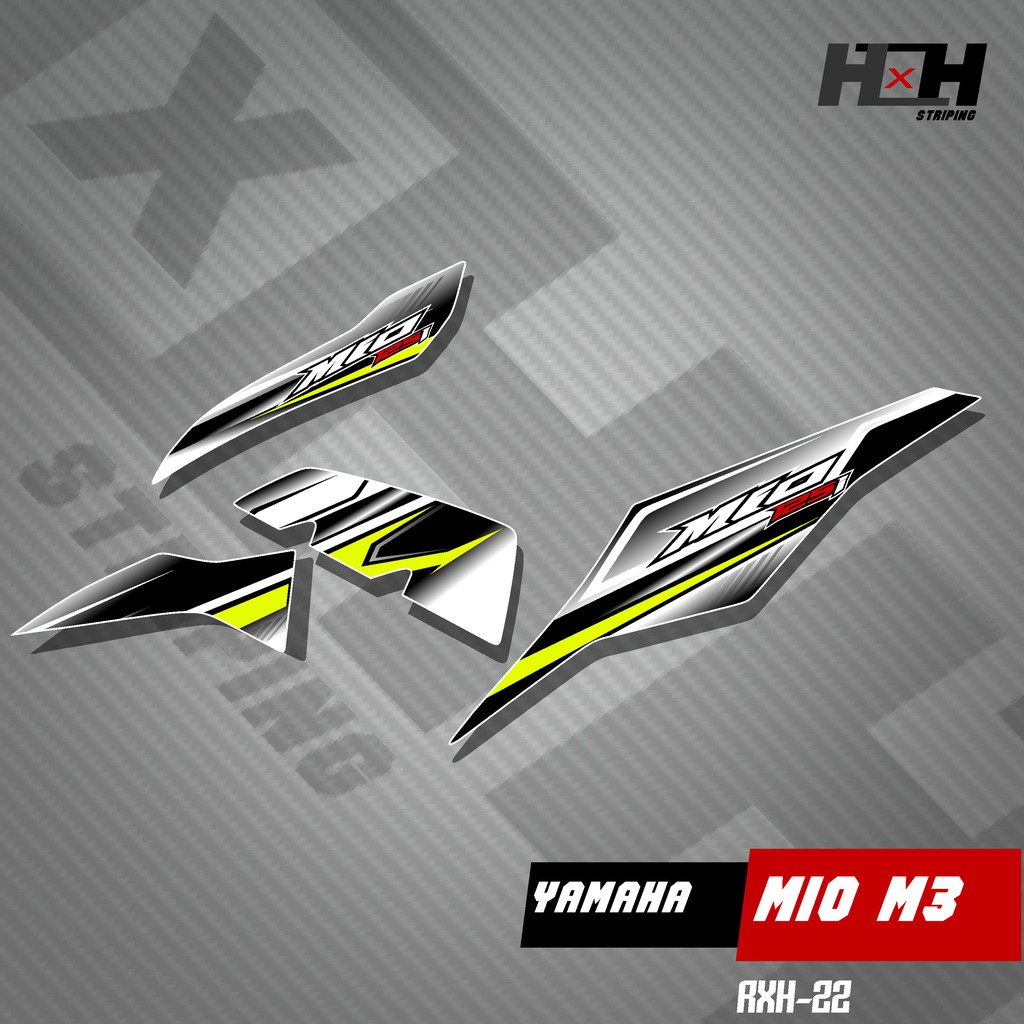 Stiker Striping Lis MIO M3 / Mio Z / Mio 125 Tahun 2014 2015 2016 2017 2018 2019 2020 2021 Sticker Y