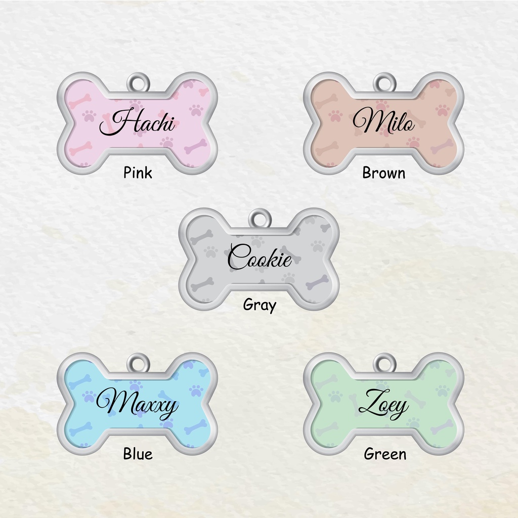 Custom Dog Tag Name Tag untuk Anjing Kalung Anjing Liontin Kucing