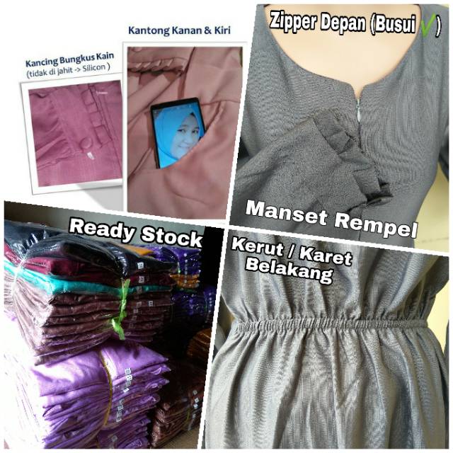 3XL-PROMO Gamis JUMBO Balotelli Umbrella Balotelly gamis  balloteli gamis syari ballotely 3XL-PROMO-3