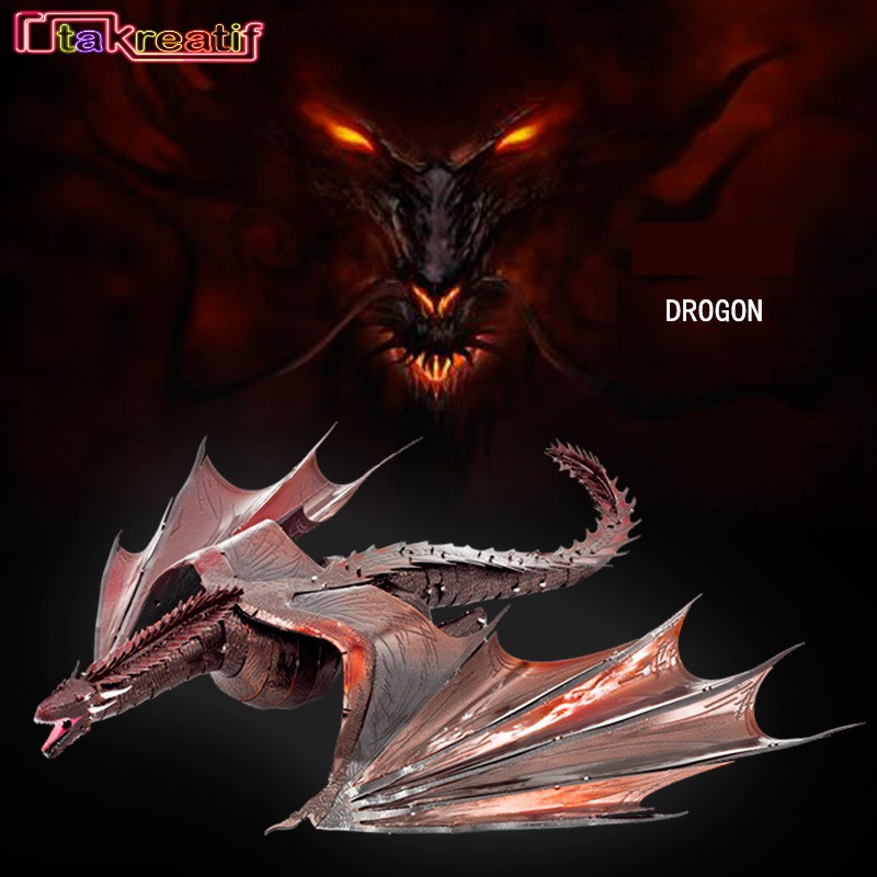 Puzzle 3D Metal Colored Game of Thrones DROGON