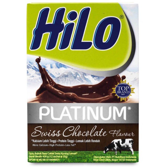 

HILO PLATINUM SWISS CHOCOLATE 420GR