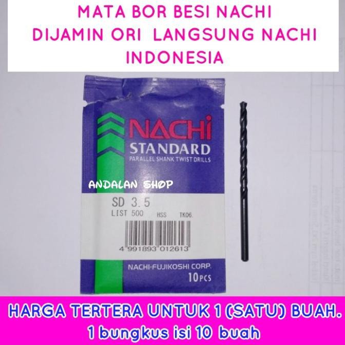 -READY- MATA BOR BESI 3.5MM NACHI / MATA BOR BESI NACHI / MATA BOR 3.5MM MURAH