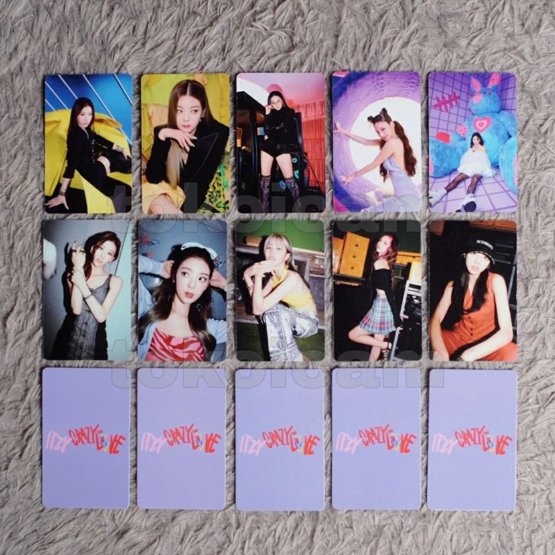 Photocard ITZY Crazy In Love Loco | Chaeryoung Lia Ryujin Yeji Yuna Album