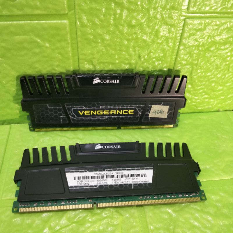 Memori RAM DDR3 8Gb 2 x 4Gb kit Corsair Kingston G.skill Murah Garansi Terbaik