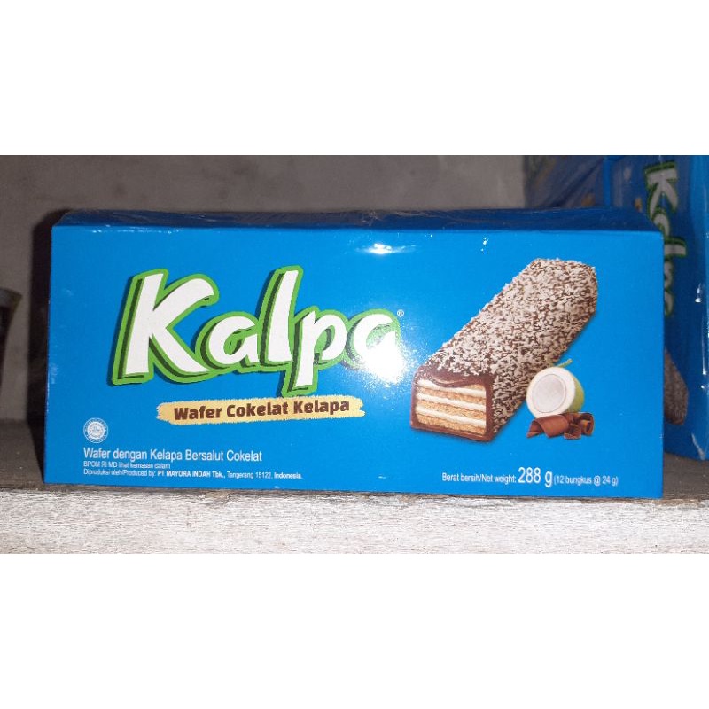 Jual Biskuit Kalpa Wafer Coklat Kelapa Isi Pcs Gr Shopee Indonesia