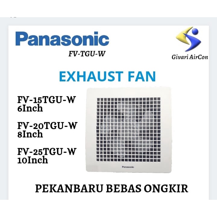 Jual Exhaust Fan Plafond Fv Tgu W Inch Shopee Indonesia