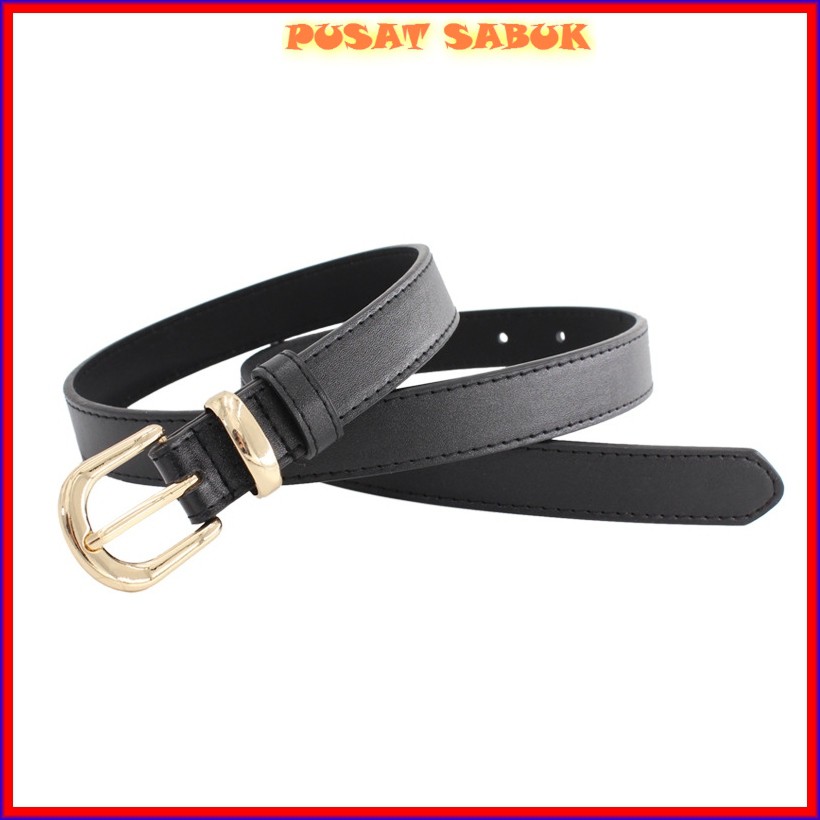 Ikat Pinggang Fashion Wanita Sabuk Korea Gesper Kulit Cewek Belt Warna Kecil Grosir Murah Gasper cm