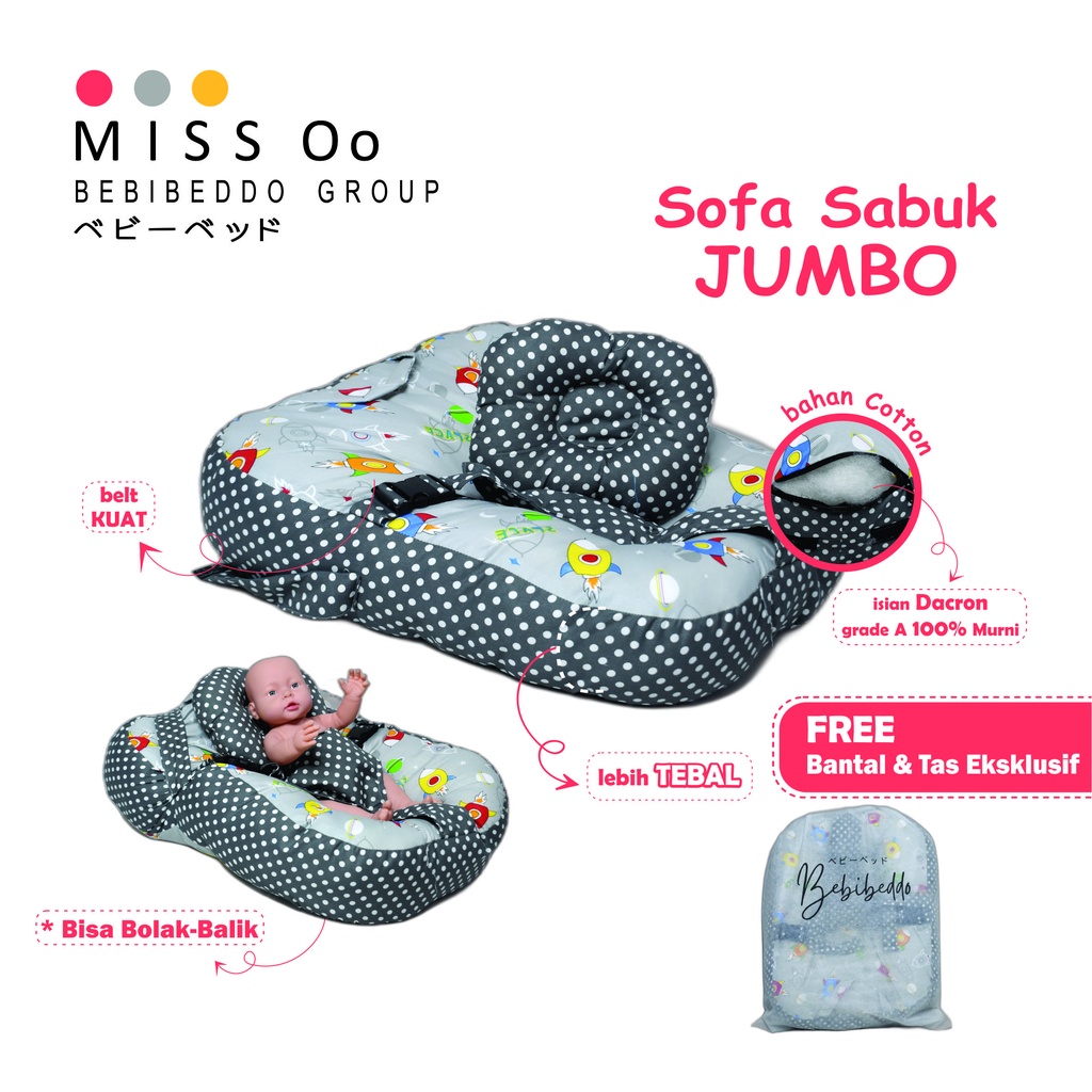 sofa bayi multifungsi / sofa bayi gesper jumbo / sofa bayi duduk jumbo